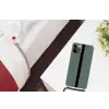 Groen - Zwart - Streep - Minimalistisch Hoesje iPhone 12 Pro met koord klein -kamer