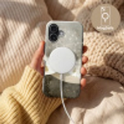 Pluis - Vrouw - Beige Toughcase MagSafe Apple iPhone 17 klein -USP_MagsafeV