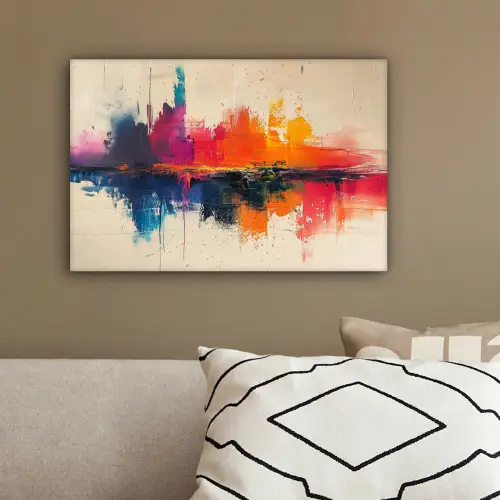 Watercolor - Kunst - Modern canvas 2cm klein -sfeer3