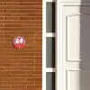 Rood - Paars - Zebra - Klassiek Naambord Rond klein -sfeer3-rond-XS