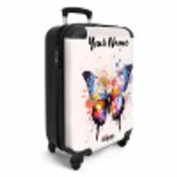 Vlinderexplosie NBS - Handbagage koffer - Kinderen Unisex middel -productfoto_3d