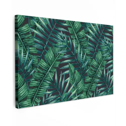 Bladeren - Tropical - Jungle canvas 2cm klein -z3d
