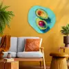 Avocado - Groen - Pit - Schaduw Wandcirkel Organisch Aluminium middel -sfeer4