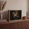 Sierlijk - Boeket - Bladeren Light Box met batterij (Wandlamp) middel -sfeer2