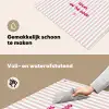Focus on the good - Strepen - Roze - Smiley Inductie beschemer met haakjes klein -ky-schoon-nl