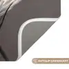Bloem - Minimalistisch - Zwart - Wit Badmat klein -USP_AntislipNL