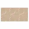 Beige - Marmer - Organisch - Wit Muismat XXL klein 681 -3d_leeg