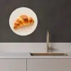 Croissant - Brood - Beige KitchenYeah - Keuken - Wandcirkel Forex klein -sfeer1
