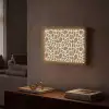 Giraf - Klassiek - Bruin Light Box met batterij (Wandlamp) middel 907 -sfeer1