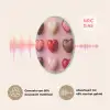Macarons - Hartjes - Kleurrijk - Roze Akoestische PET Vilt - Rond klein -USP_NL