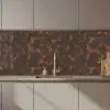 Zwart - Vlekken - Roest - Bruin keuken achterwand 2 middel 871 zz_3dshopping