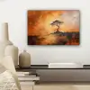 Boom - Landschap - Oranje canvas 2cm klein -sfeer6