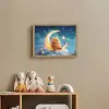 Knuffel - Monster - Maan - Wolken Light Box met batterij (Wandlamp kind) middel -sfeer2_kind