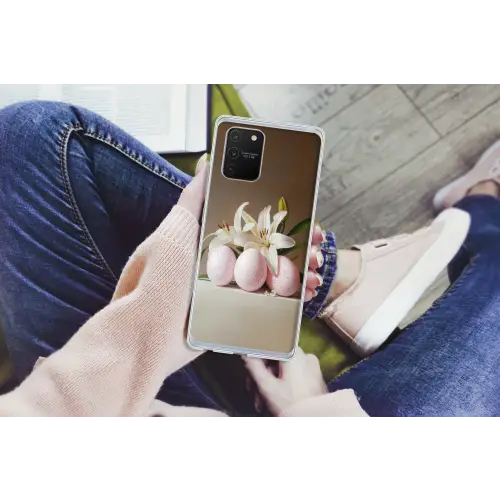Lelies - Eieren - Pasen Telefoonhoesje Samsung Galaxy S10 Lite klein -handS10Lite