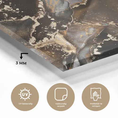 Marmer - Goud - Glitter - Luxe plexiglas 5mm klein -sfeer2