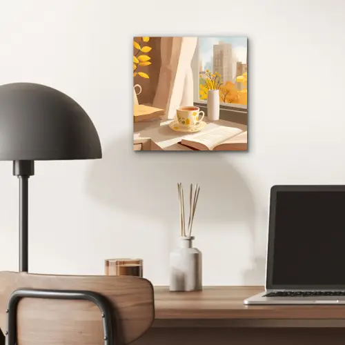 Thee - Boek - Thee - Herfst aluminium wit klein -sfeer5