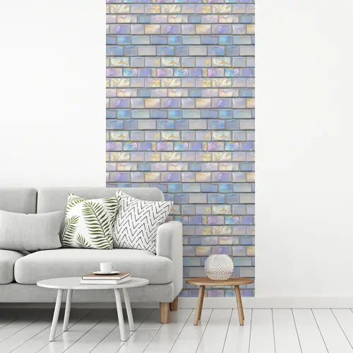 Glans - Muur - Parelmoer fotobehang vinyl groot 64 -woonkamer