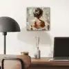 Vrouw - Verf - Abstract - Beige - Modern aluminium wit klein -sfeer5