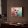 Tulpen - Lichtreflecties - Kleurverloop Light Box met batterij (Wandlamp) middel -sfeer1