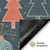 Illustratie - Kerst - Symbolen - Blauw Deurmat klein 898 -antislip_NL