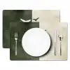 Japandi - Vogel - Groen Placemat vinyl groot -zzsfeer2_Kitchenyeah-website