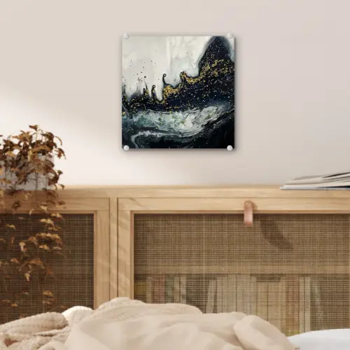 Marmer - Abstract - Goud - Luxe plexiglas 5mm klein -sfeer4