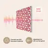 Roze - Rood - Geometrisch - Patroon PET vilt klein 837 -USP_NL
