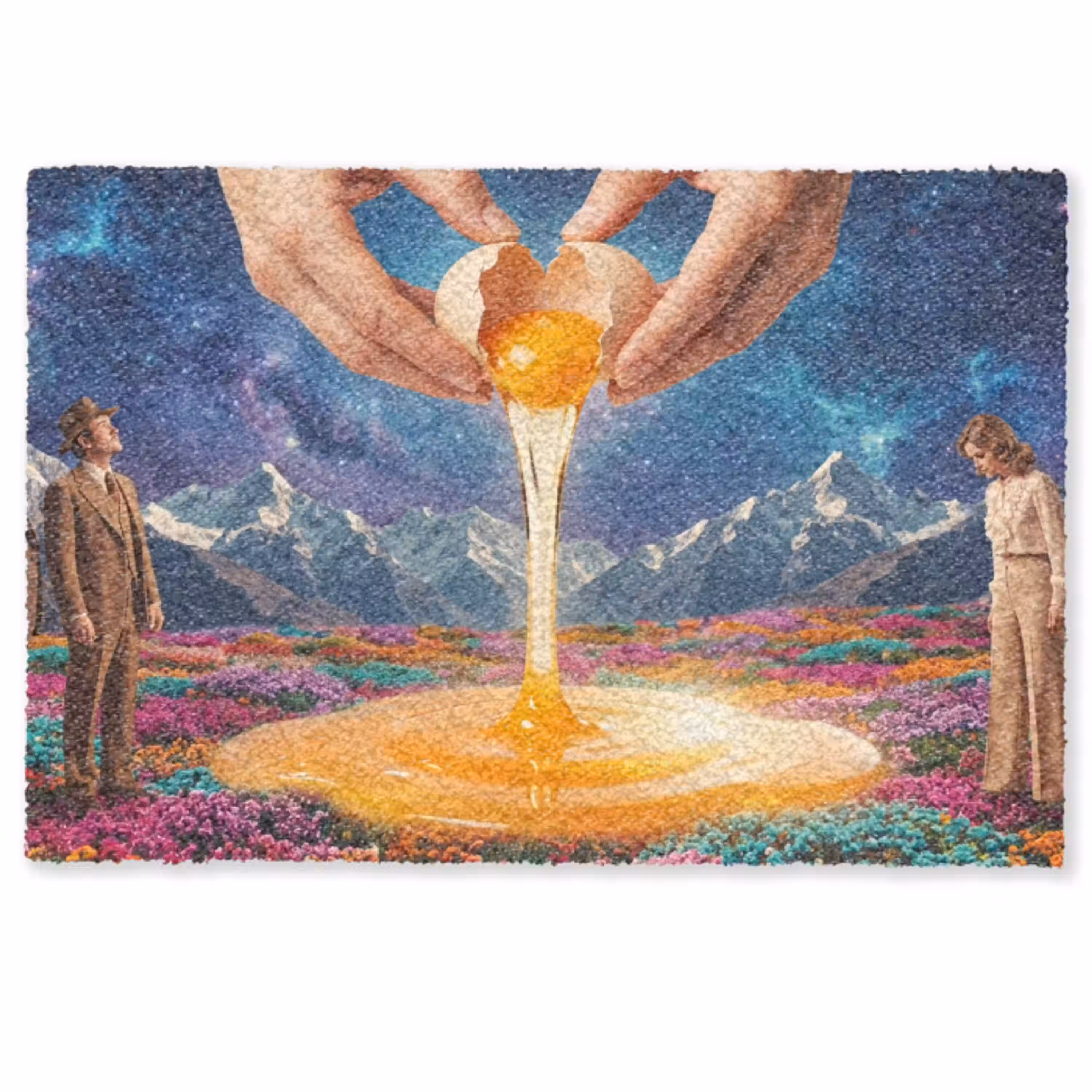Handen - Ei - Surrealisme Deurmat klein -zkaufland3d
