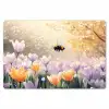 Viooltjes - bij - Zonlicht Placemat vinyl groot -zzsfeer1_Kitchenyeah-website