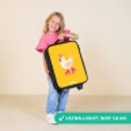 Kip - Rolschaatsen - Geel Kinderkoffer - Zwart klein -sfeer2_UK