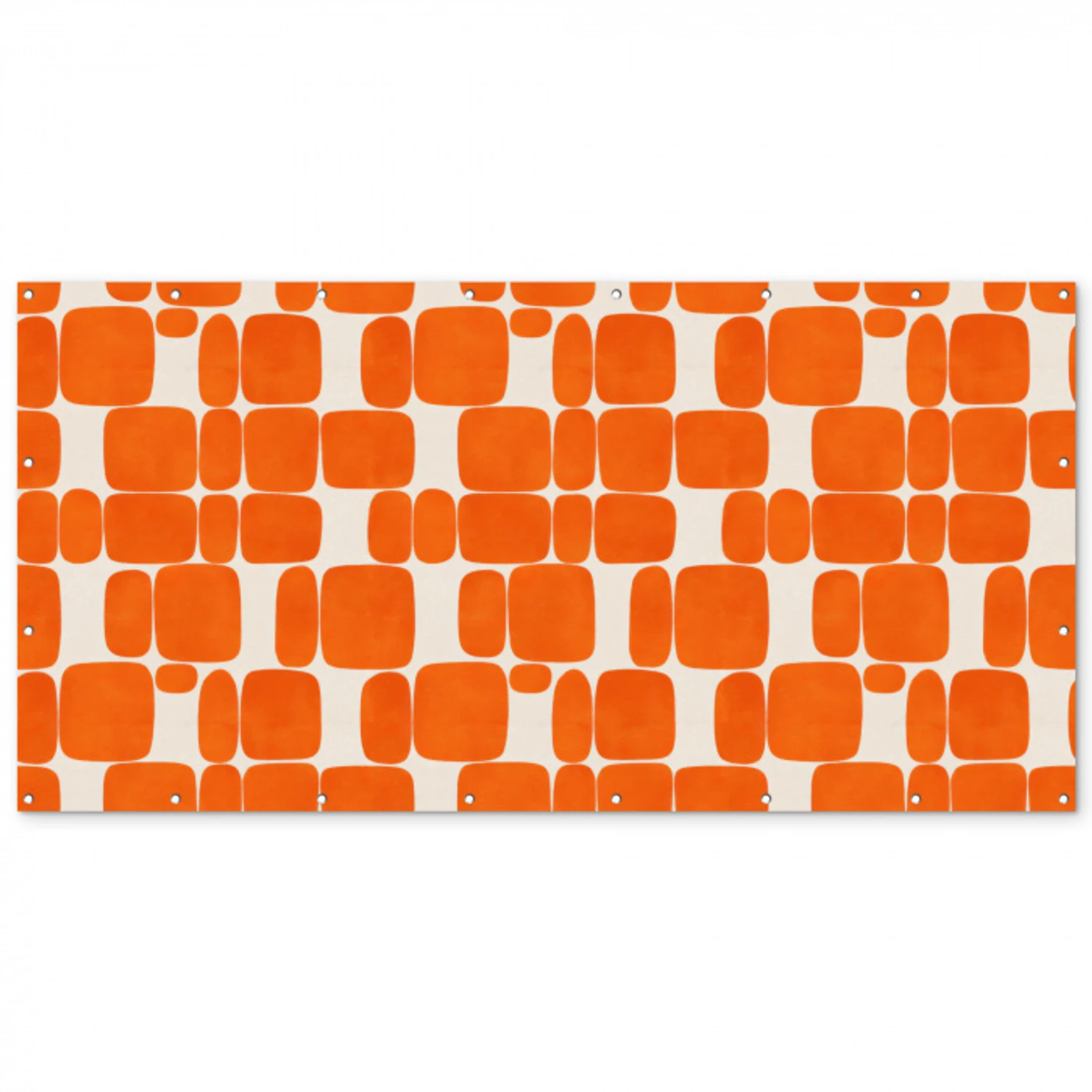 Patroon - Retro - Oranje Balkonbeschermer Duitsland klein 596 -zz_3d