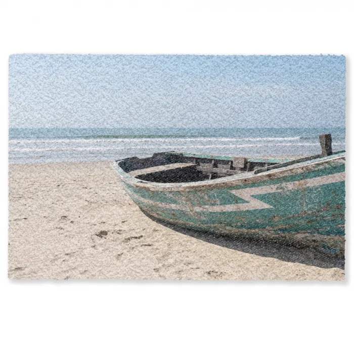 Boot - Zandstrand - Zee Deurmat klein -zkaufland3d