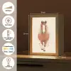 Paard - Galop - Bruin - Stippen Light Box met kabel klein -USP_NL