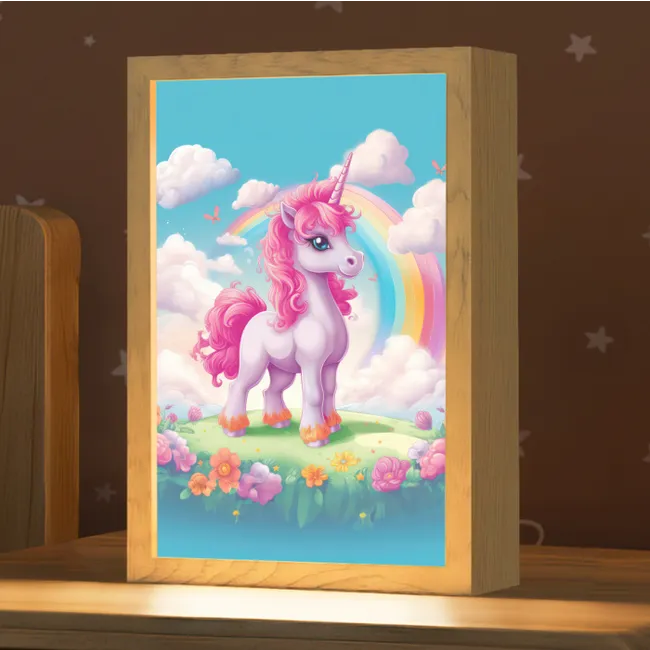 Kids’ Night Light - Unicorn - Girls - Flowers - Rainbow - Unicorn
