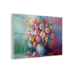 Bloemen - Kunst - Schilderij - Lente - Boeket plexiglas 5mm klein -z3d