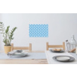 Polka - Dots - Blauw Muursticker klein 286 -eettafel