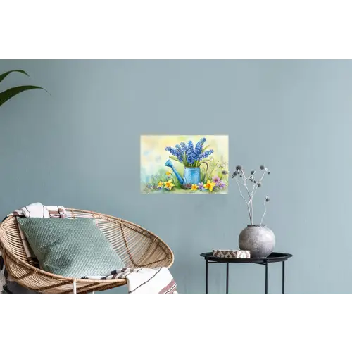 Gieter - Lavendel - Bloesems Muursticker klein -plant