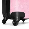 Lederen look licht roze NBS - Handbagage koffer - Kinderen Unisex middel -wiel
