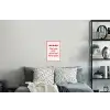 Tekst - Rood - Hartjes Muursticker klein -slaapkamer