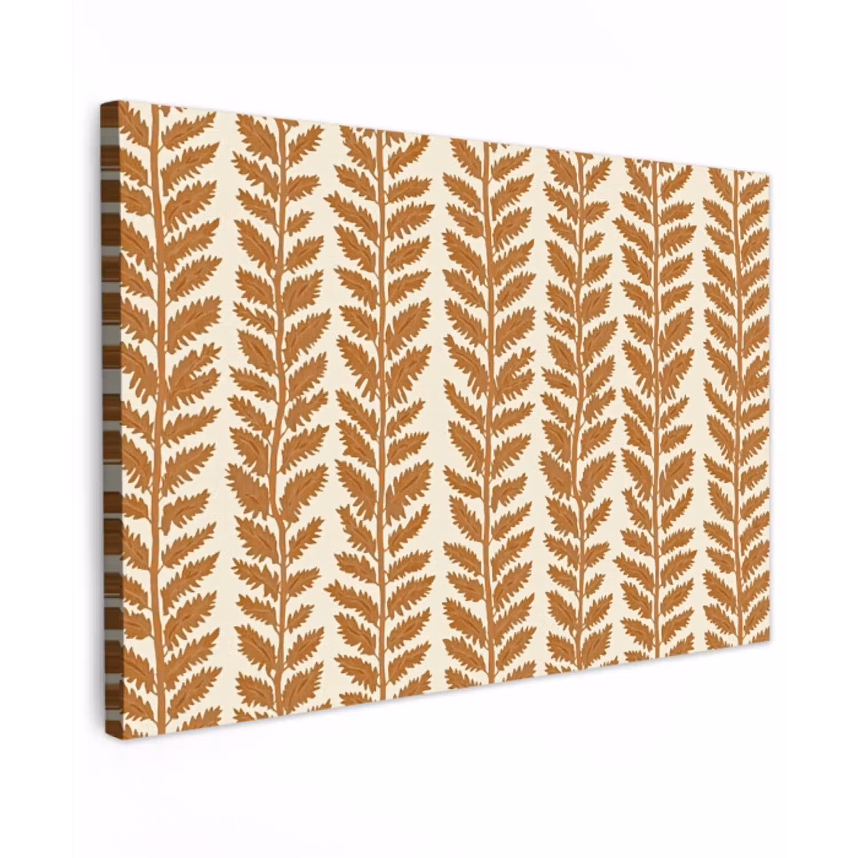 Textuur - Bladeren - Oker canvas 2cm klein 34 -z3d