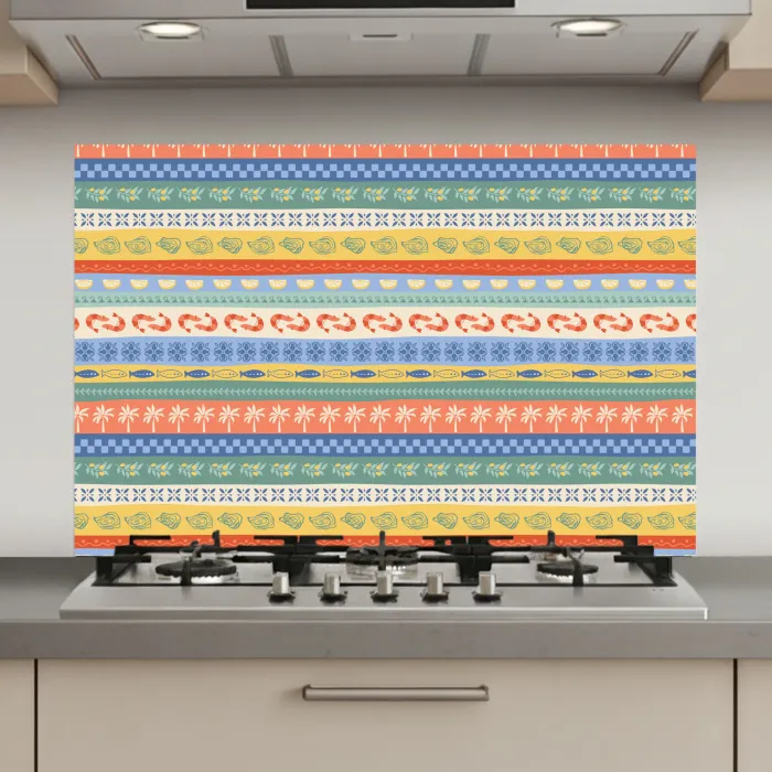 Zee - Sfeer - Oester - Garnaal keuken achterwand spatscherm klein 900 -3d_website