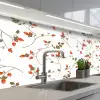Patronen - Planten - Romantisch - Botanisch keuken achterwand 2 middel 871 -3d_schuin
