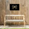 Goud - Krab - Dieren - Zwart Tuinposter op houten frame 2 cm dik klein -sfeer4