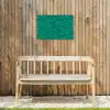 Vloeiend - Olie - Texturen - Groen Tuinposter op houten frame 2 cm dik klein 845 -sfeer4