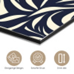Bladvormen - Blauw - Patroon - Wit aluminium wit klein 46 -closeup_DE