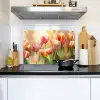 Tulpen - Sprookjesachtig - Kleurrijk Inductie beschemer met haakjes klein -sfeer2