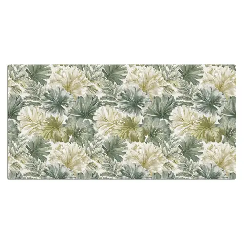 Bladeren - Botanisch - Groen Muismat XXL klein 681 -3d_leeg