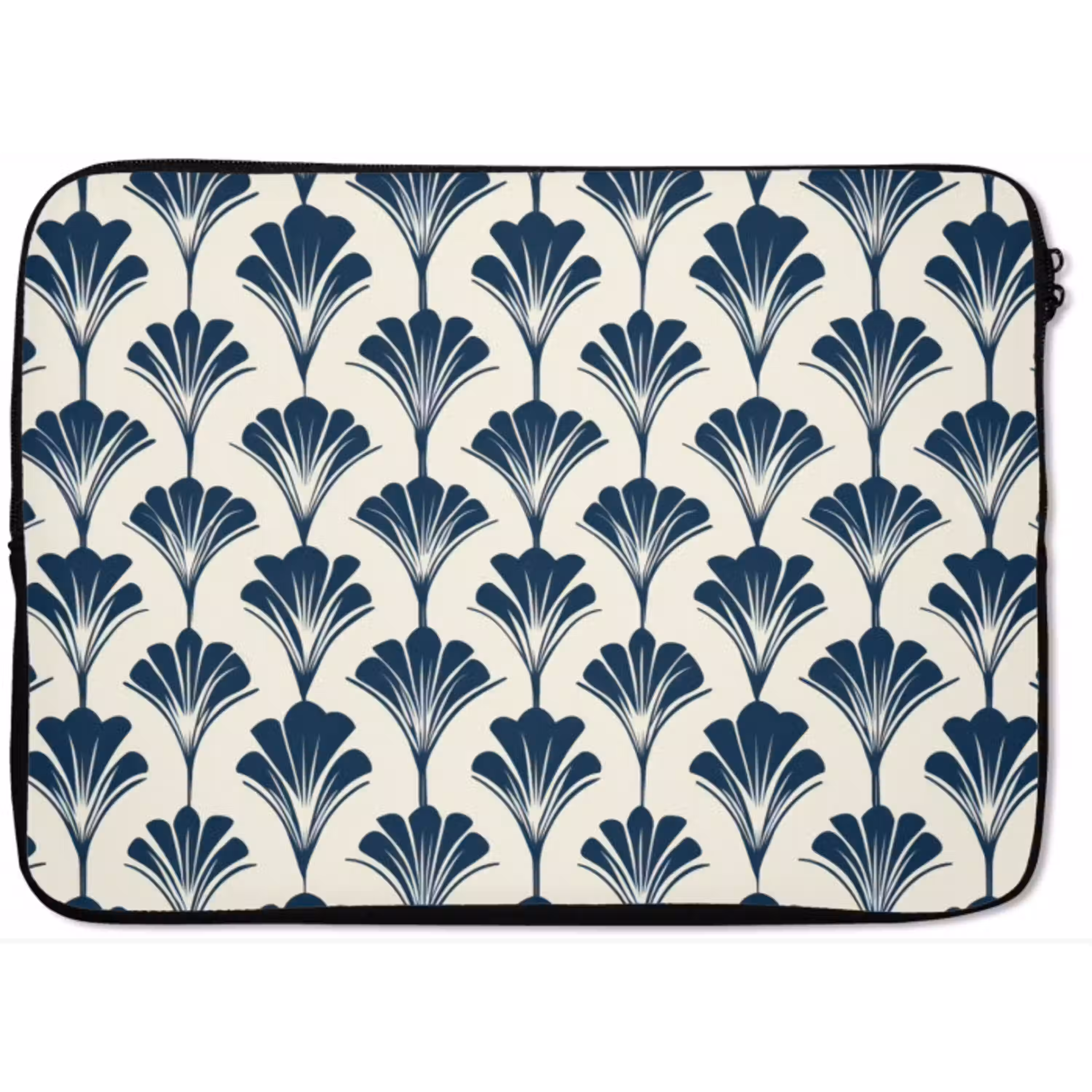Klassiek - Motief - Blauw laptophoes neopreen klein 279 -zkaufland3dotto