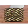 Schubben - Structuur - Goud laptophoes neopreen klein 279 -tafel