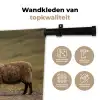 Schapen - Bruin - Wit - Grindpad Wandkleed katoen klein -sfeer2